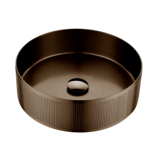 Раковина AltroBagno Costoso 001008 BrAn из нержавеющей стали бронза состаренная